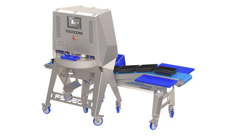 FS-3600 multiSystem slice wedging cutter with tray belt